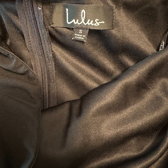 Lulus Thriving Black Strapless Tulip Leg Jumpsuit S - Picture 7 of 7